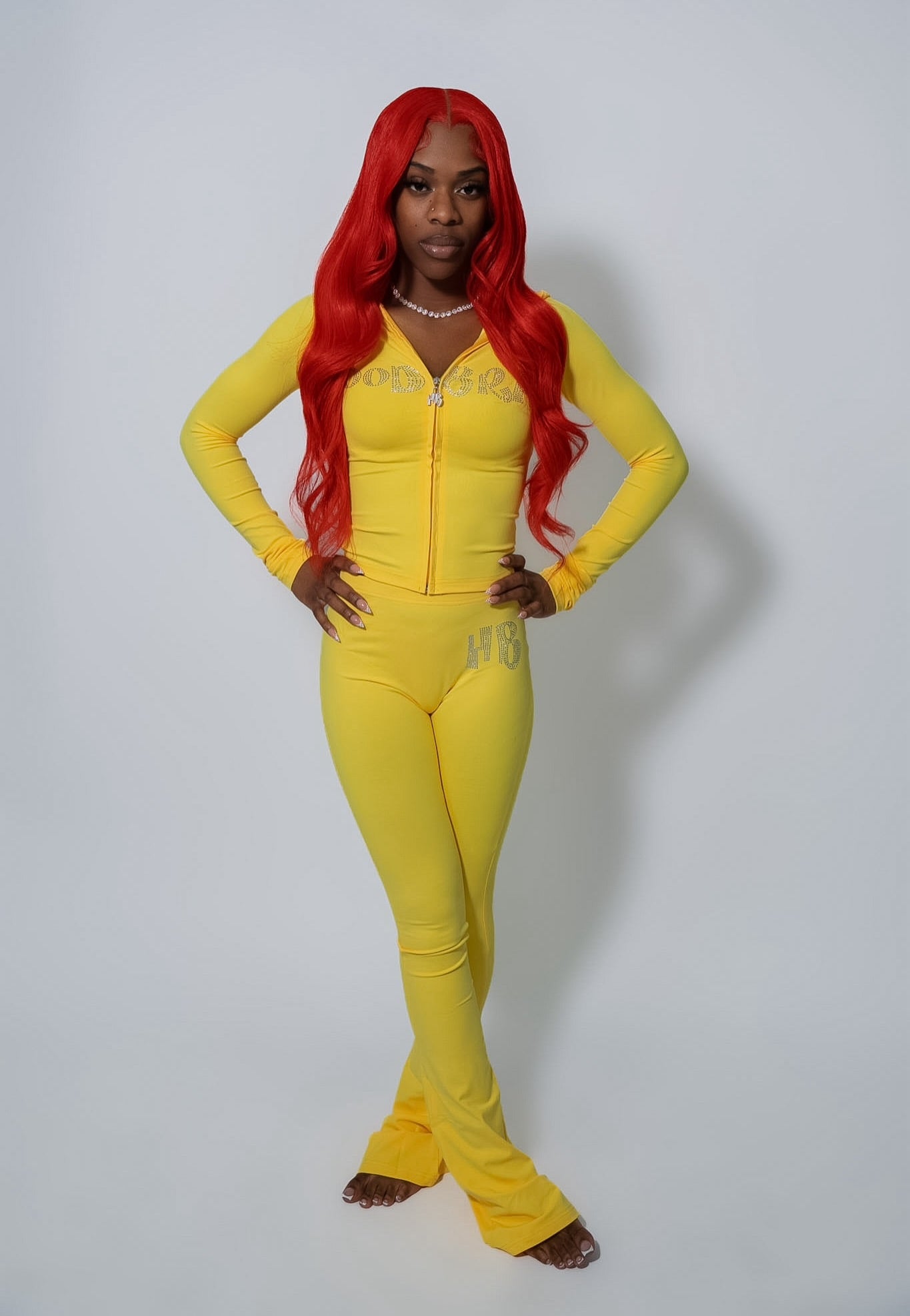 Da Hood Brat Yellow Set