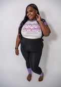 Da Hood Brat Purple Crop Top